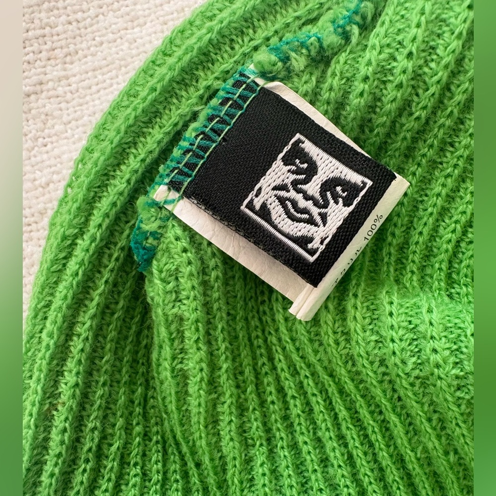 OBEY Shallow Knit Beanie - Picture 2 of 5